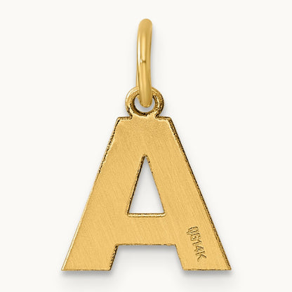 Initial Pendant — A