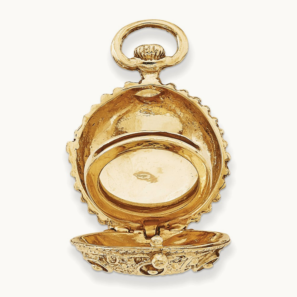 Fancy Domed Locket, 14K