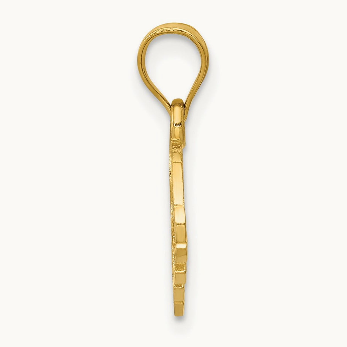 Elephant Charm, 14K