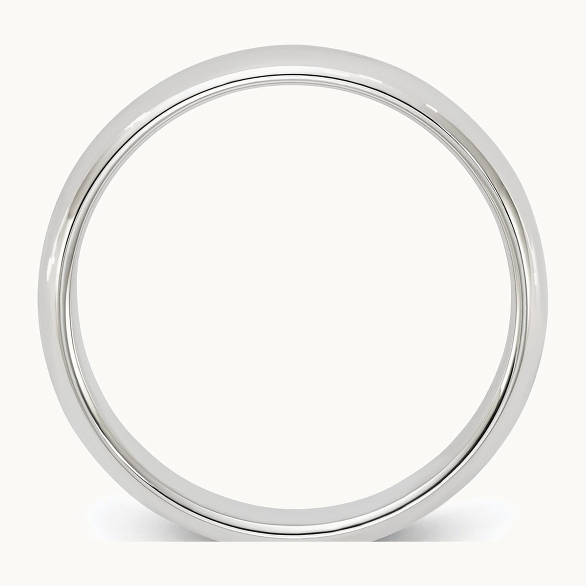 Sterling Silver 4mm Half Round Band