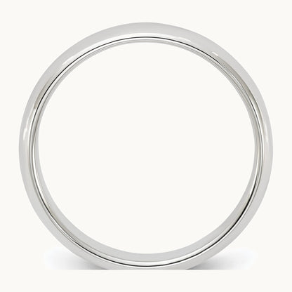 Sterling Silver 4mm Half Round Band