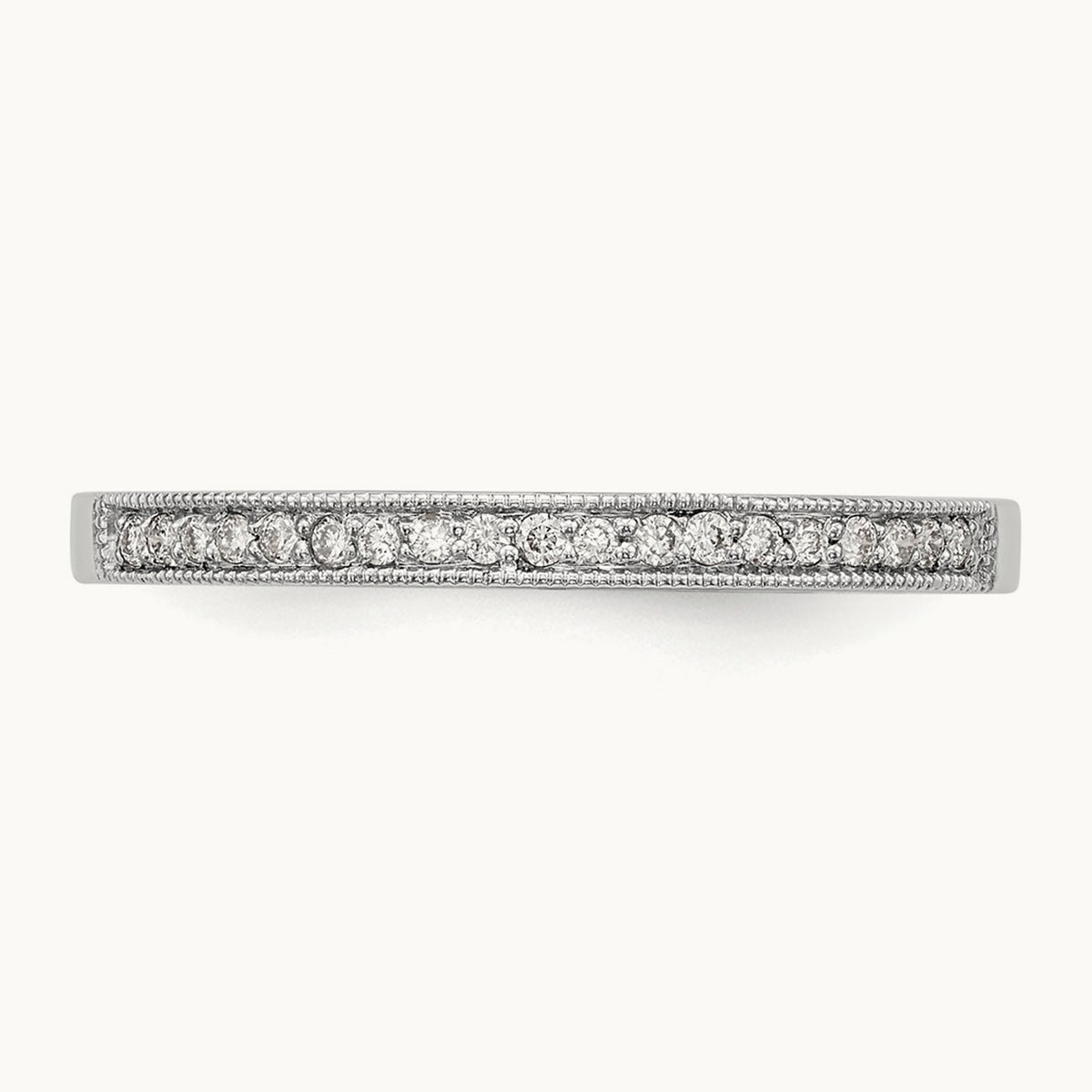 Diamond Band, 14K White Gold