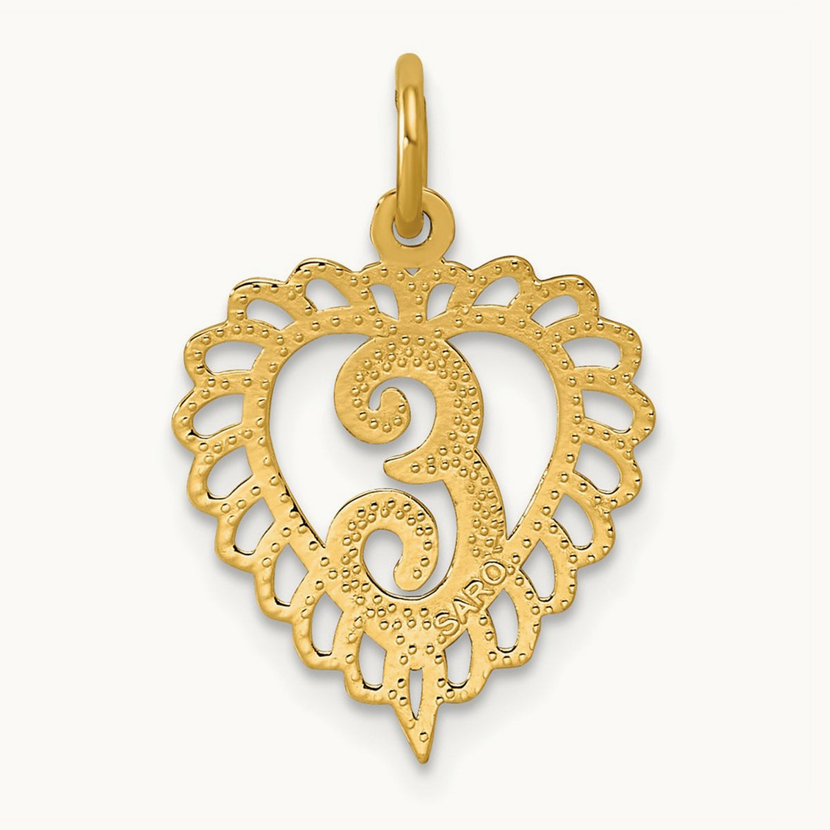 Heart Charm — E