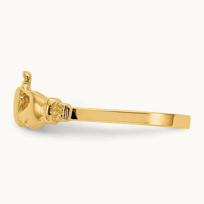 Claddagh Baby Ring, 14K