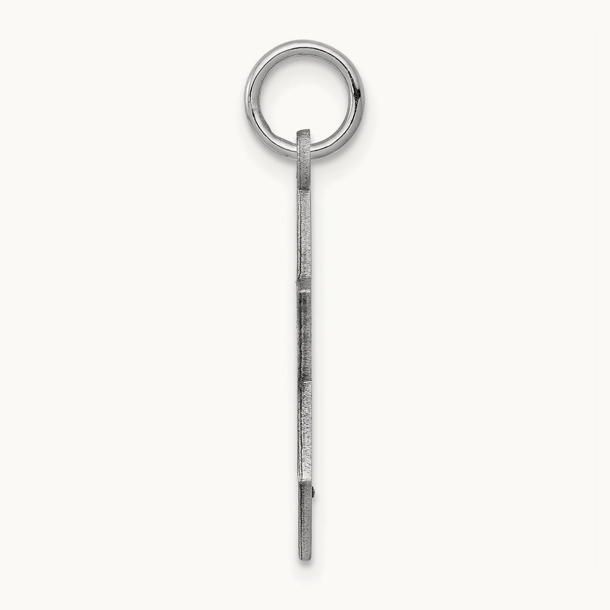 Laser Designed Star of David Pendant — 14K White Gold, 26mm