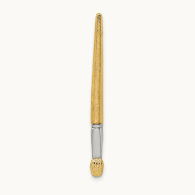 w/Rhodium 3-D Oil Paint Brush Charm, 14K
