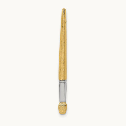 w/Rhodium 3-D Oil Paint Brush Charm, 14K