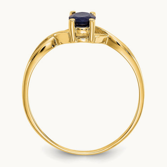 Sapphire Birthstone Ring, 14K