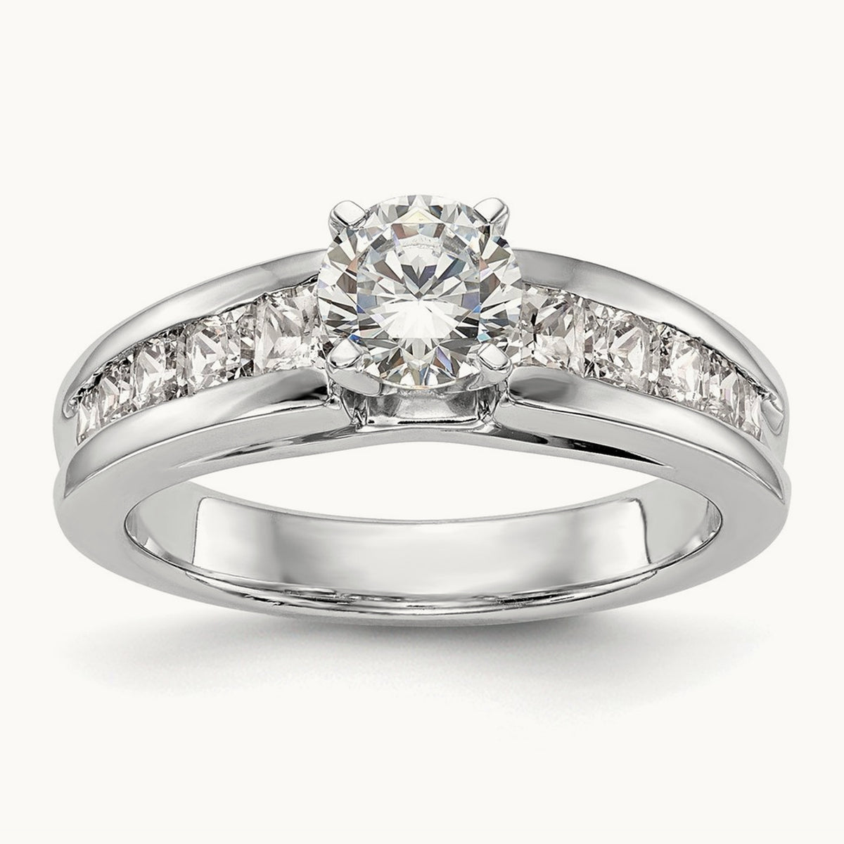 Peg Set Engagement Ring Mounting
