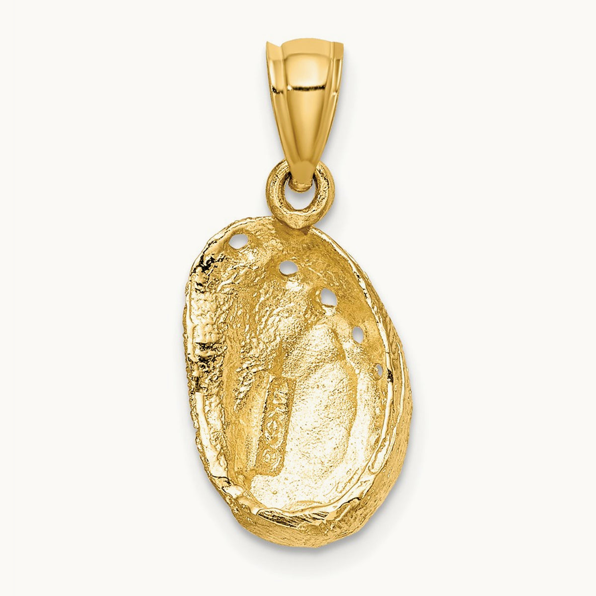 Abalone Shell Charm, 14K