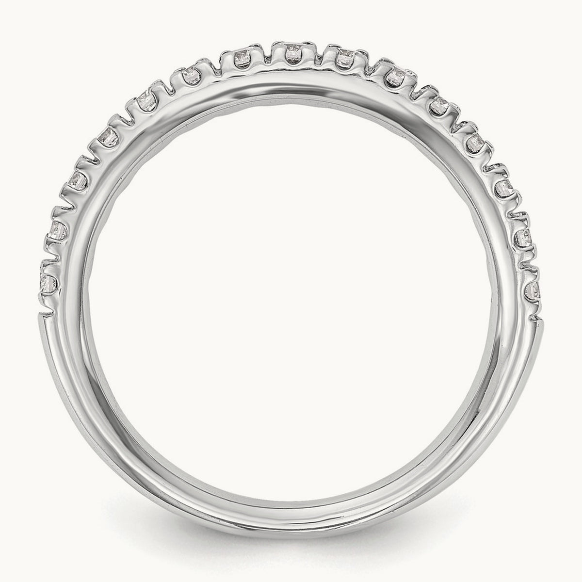 Diamond Band, 14K White Gold