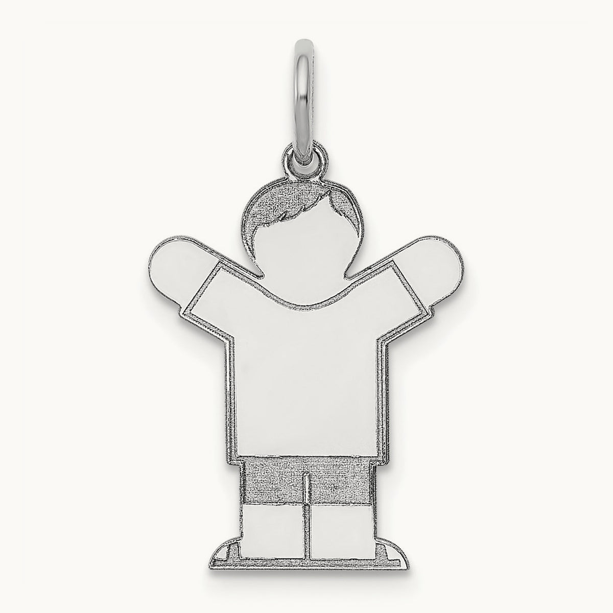Kid Charm — 14K White Gold