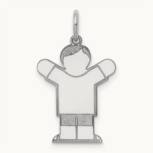 Kid Charm — 14K White Gold