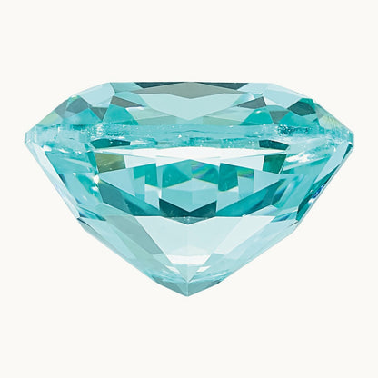 Antique Cushion Lab Created Paraiba, 8mm