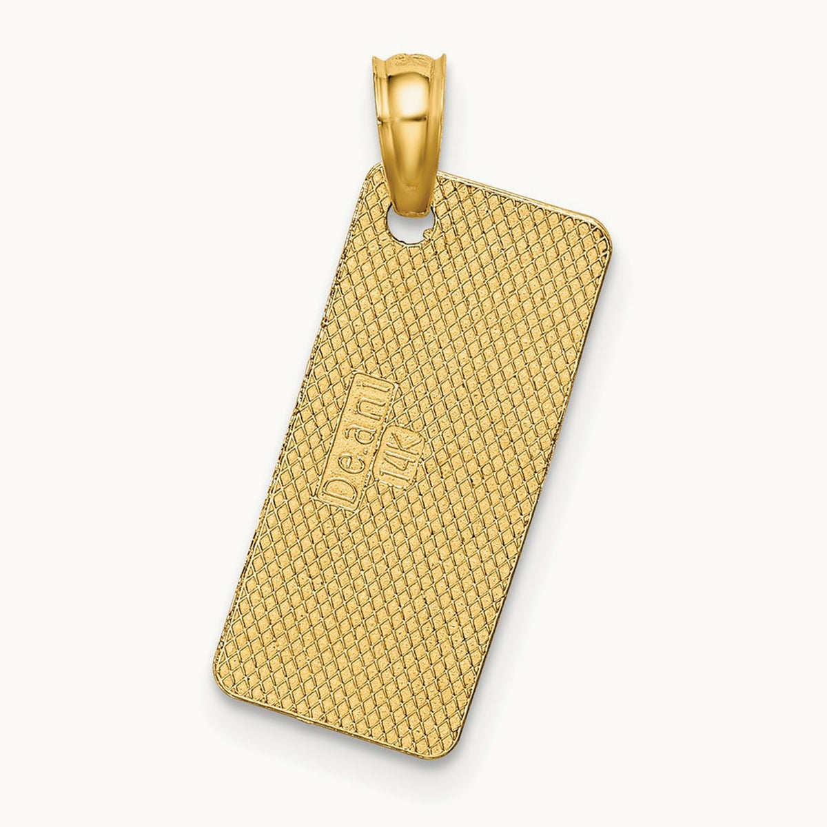 Textured AVALON License Plate, 14K