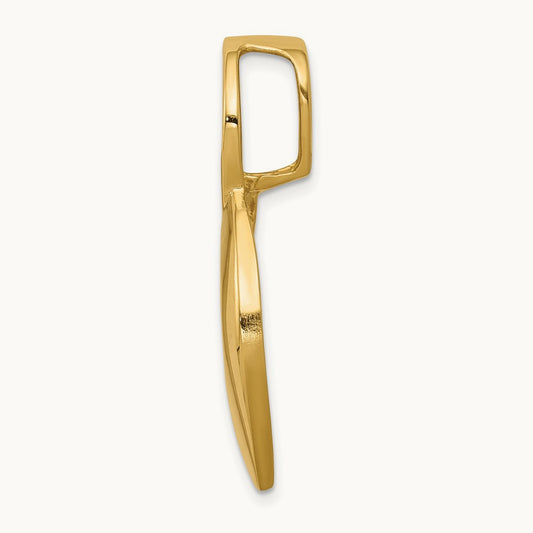 Fits up to Regular/8mm on Fancy/Reversible Fancy Omega Slide, 6mm, 14K