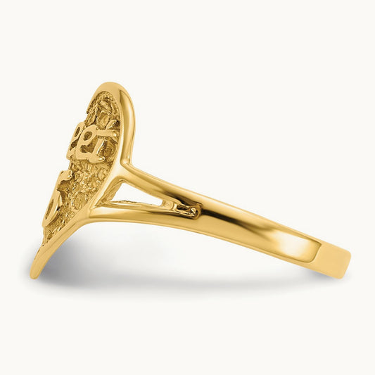 Sweet 16 Heart Ring, 14K