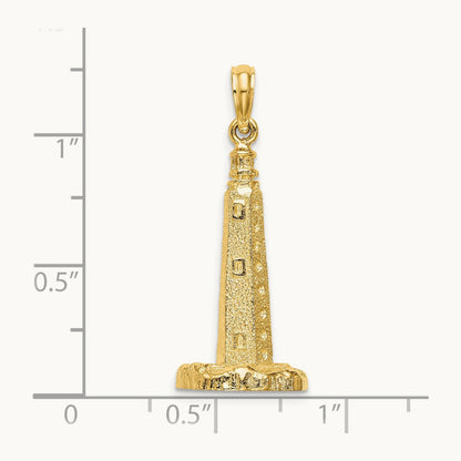 3-D Cape Henlopen Lighthouse, De Charm, 14K