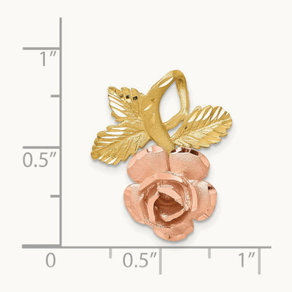 Chain Slide, 14K Two-tone Rose