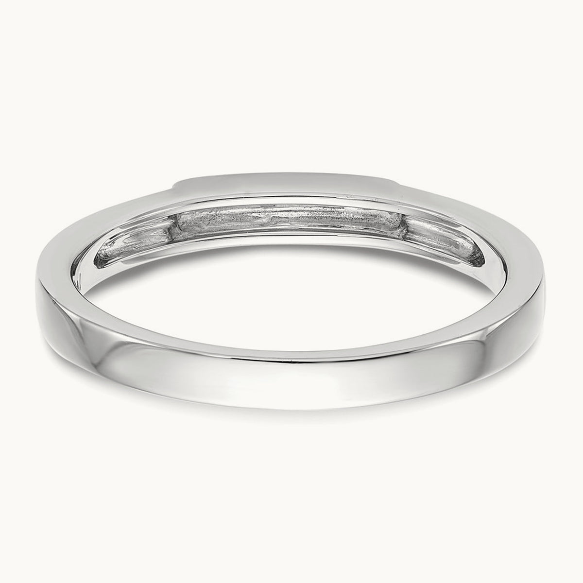 Wedding Band, 14K White Gold