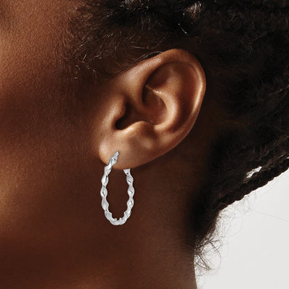 Twisted Hoop Earrings — Leslie's — photo set