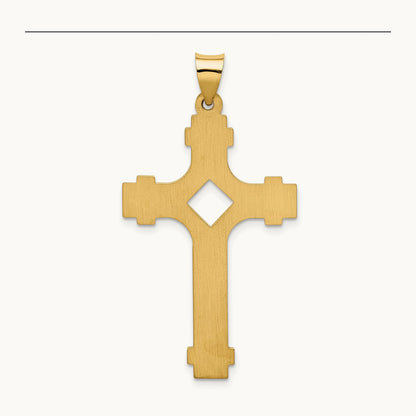 Polished Fancy Cross Pendant — photo set