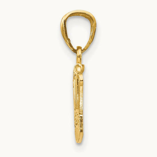 Crown Pendant, 14K