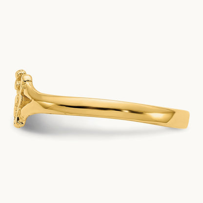 Butterfly Baby Ring, 14K