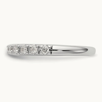 Diamond Wedding Band, 14K White Gold