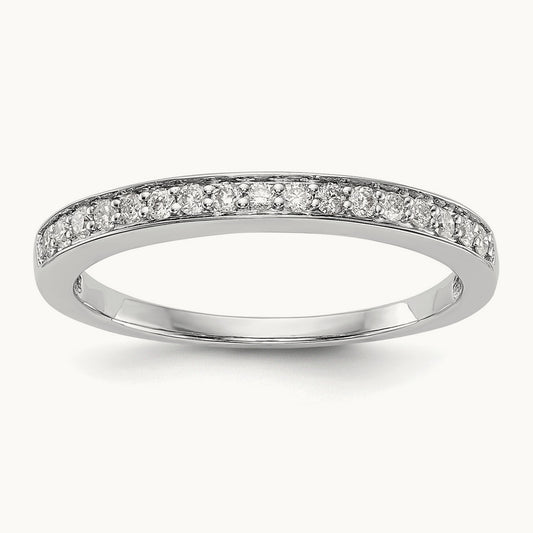 Diamond Band, 14K White Gold