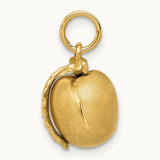 Peach Charm, 14K