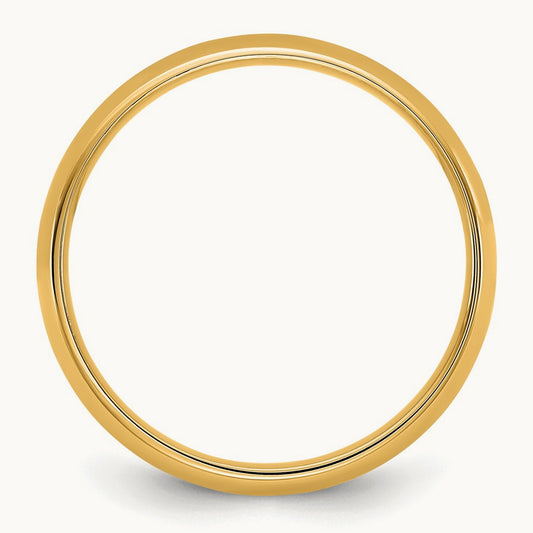 Lightweight Comfort Fit Band, 4.5mm, 10K Yellow Gold
