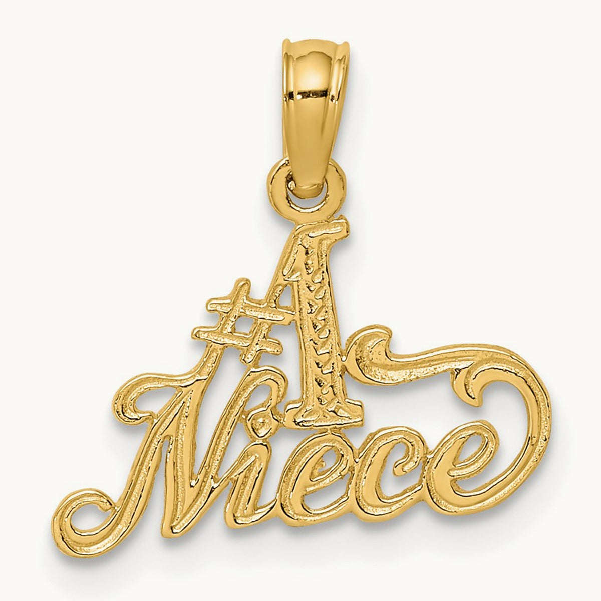 #1 NIECE Charm, 14K