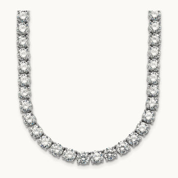 Straight Tennis Necklace, 56 1/4-74 1/4 ct Lab-Grown Diamond