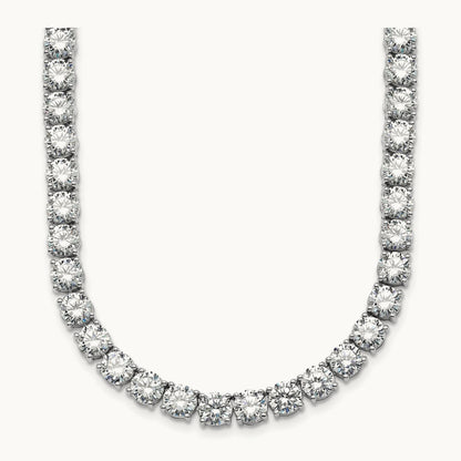Straight Tennis Necklace, 56 1/4-74 1/4 ct Lab-Grown Diamond