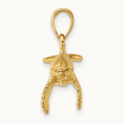 3-D w/ Textured Underside Humpback Whale Charm — photo set