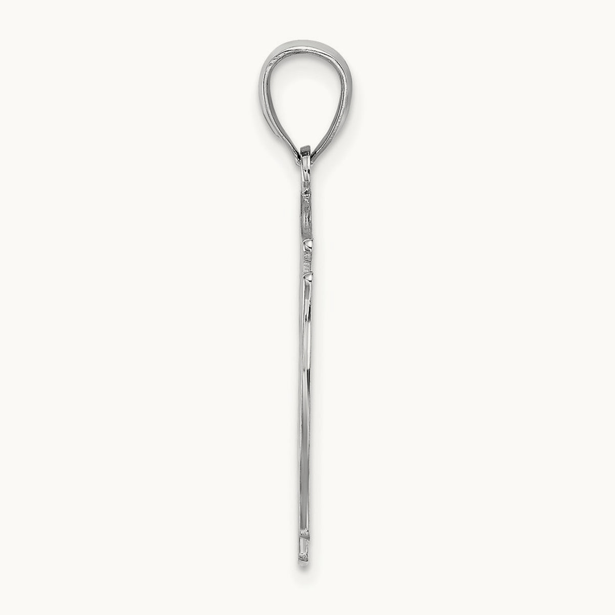 VFD Member Shield Charm — 14K White Gold