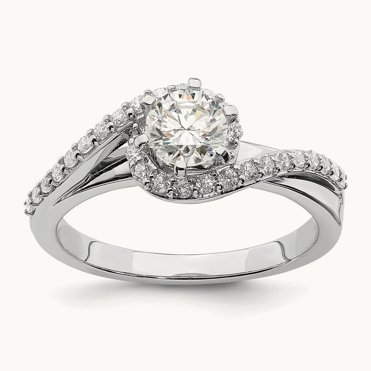 Semi-Mount Engagement Ring, 0.25 ct tw
