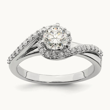 Semi-Mount Engagement Ring, 0.25 ct tw