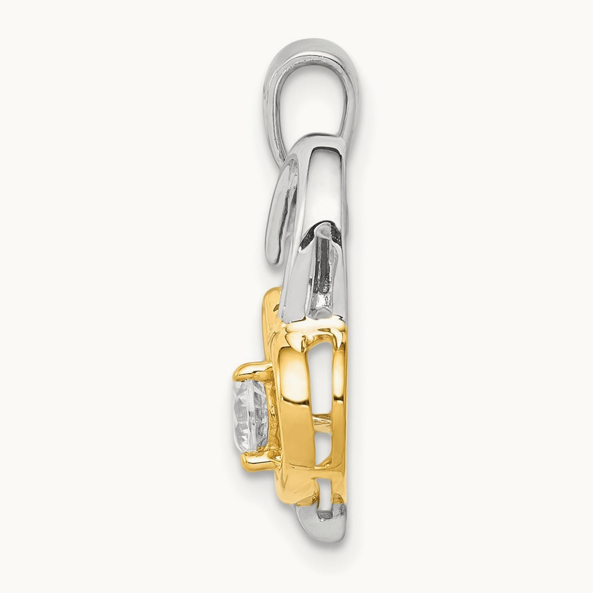 1/5ct. Diamond Double Heart Pendant — photo set