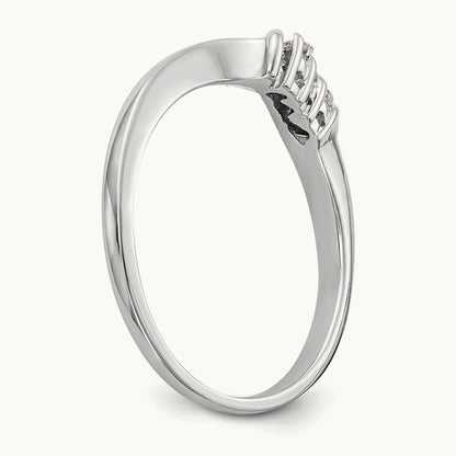 Diamond Wedding Band, 14K White Gold
