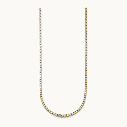 Graduated Tennis Necklace, 5.50 ct tw Lab-Grown Diamond