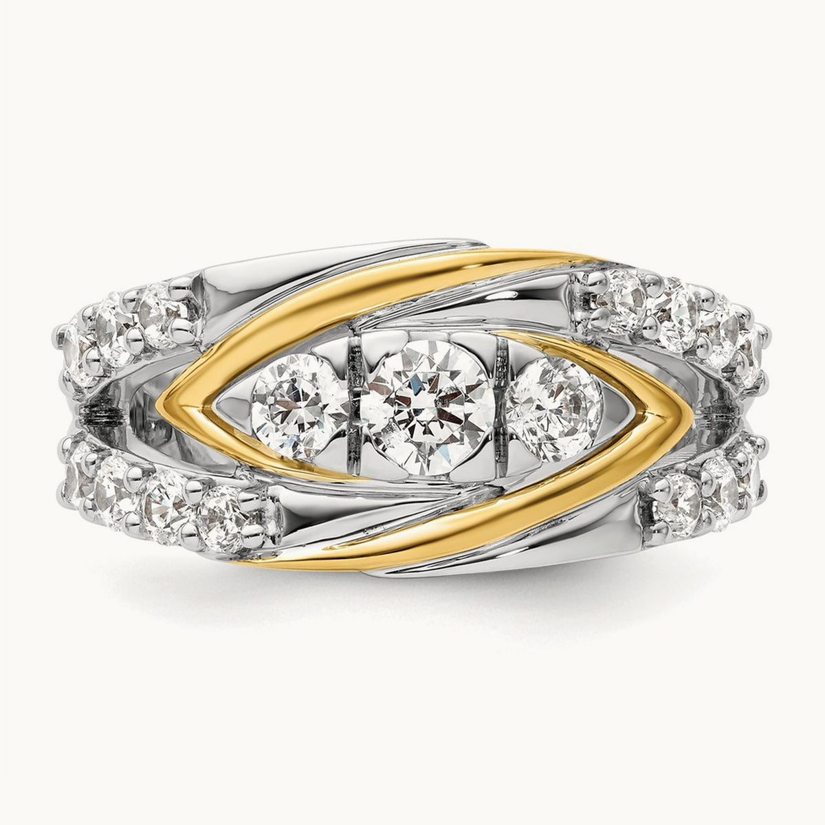 Fashion Ring, 1.25 ct tw Lab-Grown Diamond