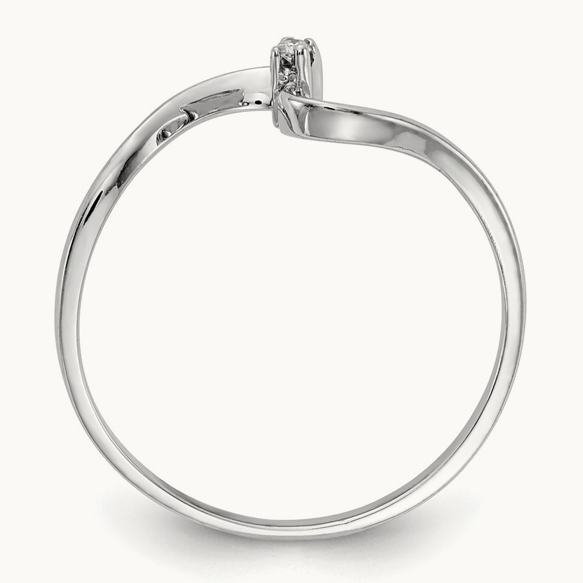 AA Diamond ring, 14K White Gold