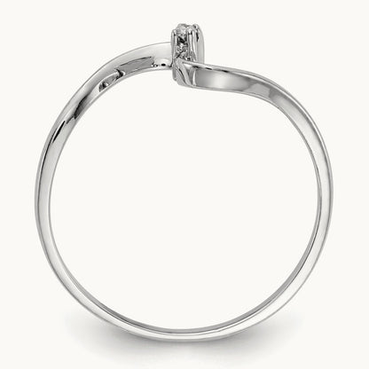 AA Diamond ring, 14K White Gold
