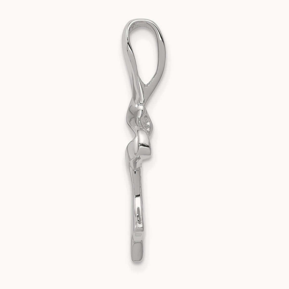Slide, 14K White Gold