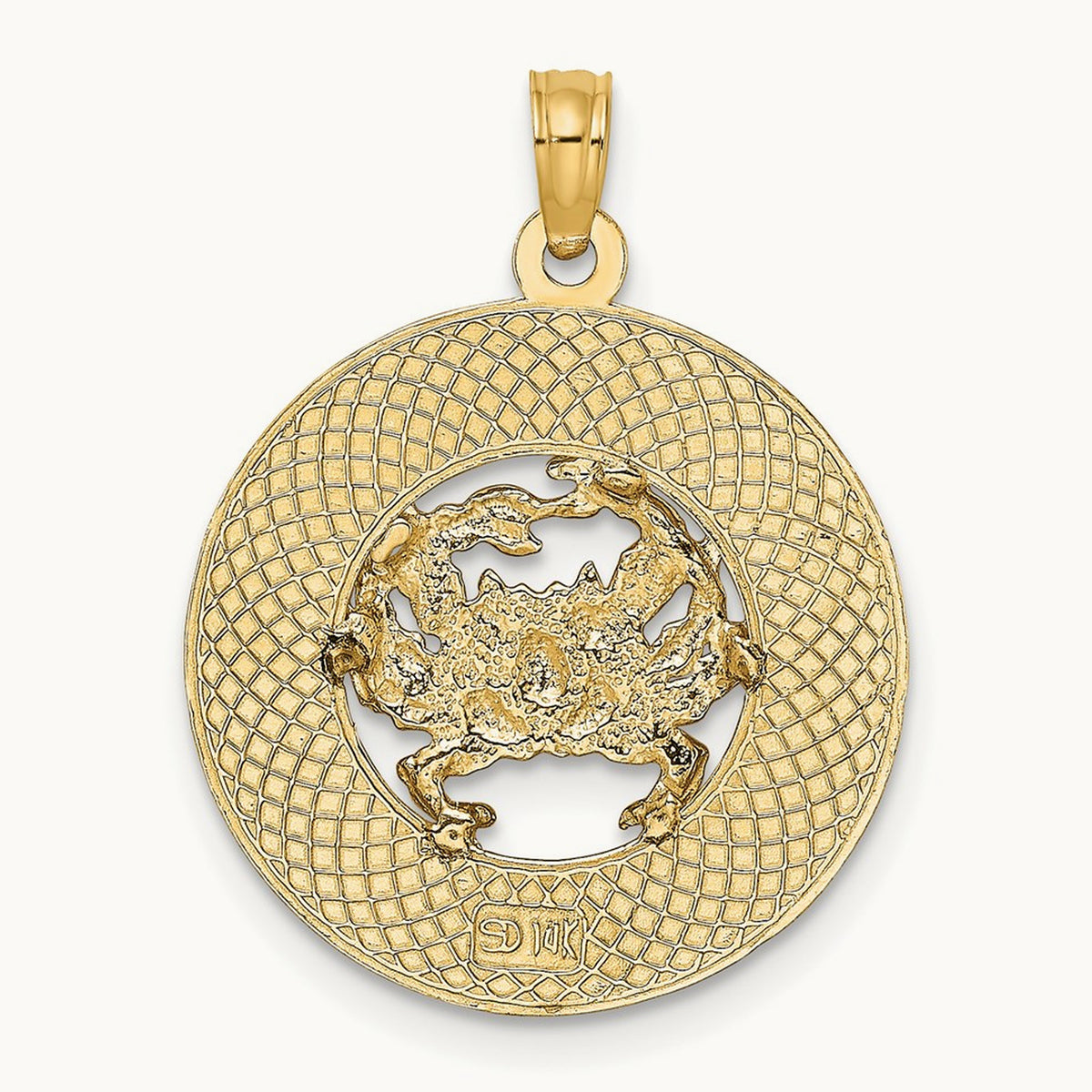 ANNAPOLIS MD Crab Charm, 14K