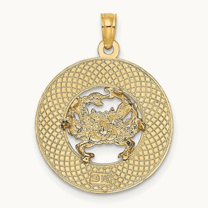 ANNAPOLIS MD Crab Charm, 14K