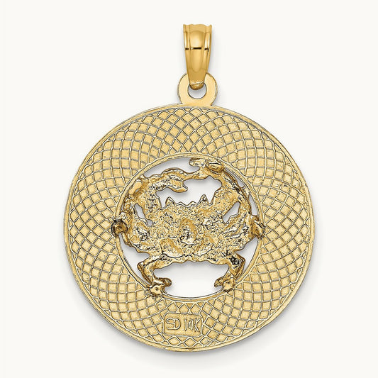 ANNAPOLIS MD Crab Charm, 14K