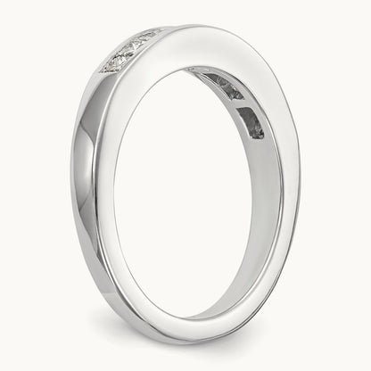 Diamond Wedding Band, 14K White Gold